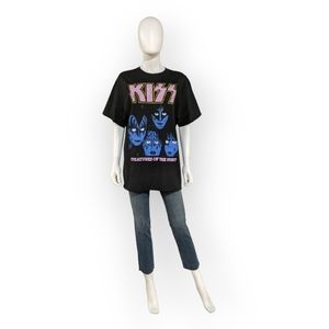Philcos KISS Creatures Cotton Graphic T-Shirt in Black, Large
